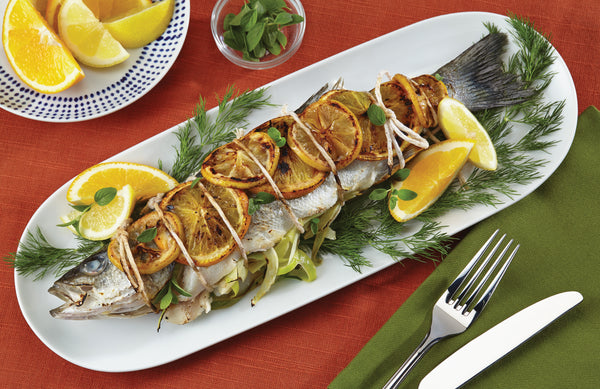 Citrus Stuffed Branzino &ndash; PotsandPans