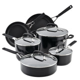 Hard-Anodized Nonstick 10-Piece Cookware Set