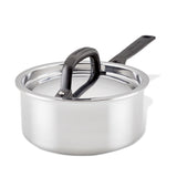 Stainless Steel 5-Ply Clad 1.5-Quart Saucepan
