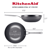 KitchenAid NITRO Carbon Steel 10-Inch Stir Fry Wok