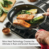Nitro heat technology creates the ultimate in rust and scratch resistance