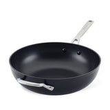 Hard-Anodized Induction Nonstick 12.25-Inch Stir Fry Pan With Helper Handle