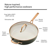 Design Series Evergreen 5-Quart Saute Pan with Lid