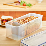 Bread Box with Divider and Airtight Lid