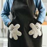 Apron with Glove Pockets