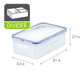 3-Piece 32-Oz. Divided Rectangular Food Storage Containers