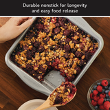 Two 9-Inch Nonstick Square Cake Pans