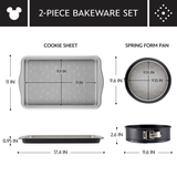2-Piece Cookie Pan and Springform Pan Set