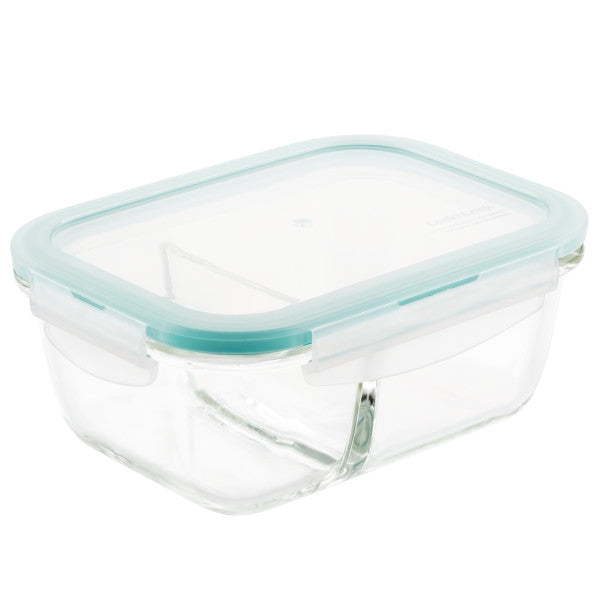 Lock & Lock Purely Better 25-oz. Glass Divided Food Storage Container