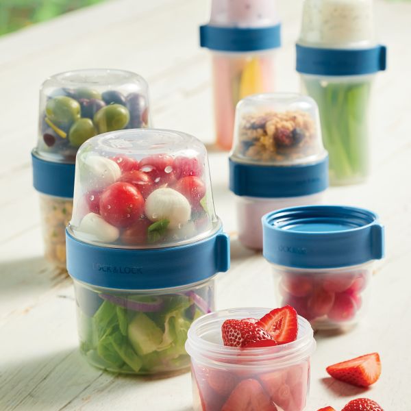 LocknLock Easy Essentials Twist 20-Piece Food Storage Container Set