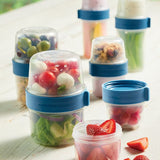 Twist two way food storage