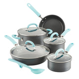 10-Piece Hard Anodized Cookware Set