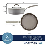 Cook + Create 3-Quart Nonstick Sauté Pan with Lid