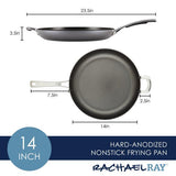 Cook + Create Hard Anodized Nonstick Frying Pan