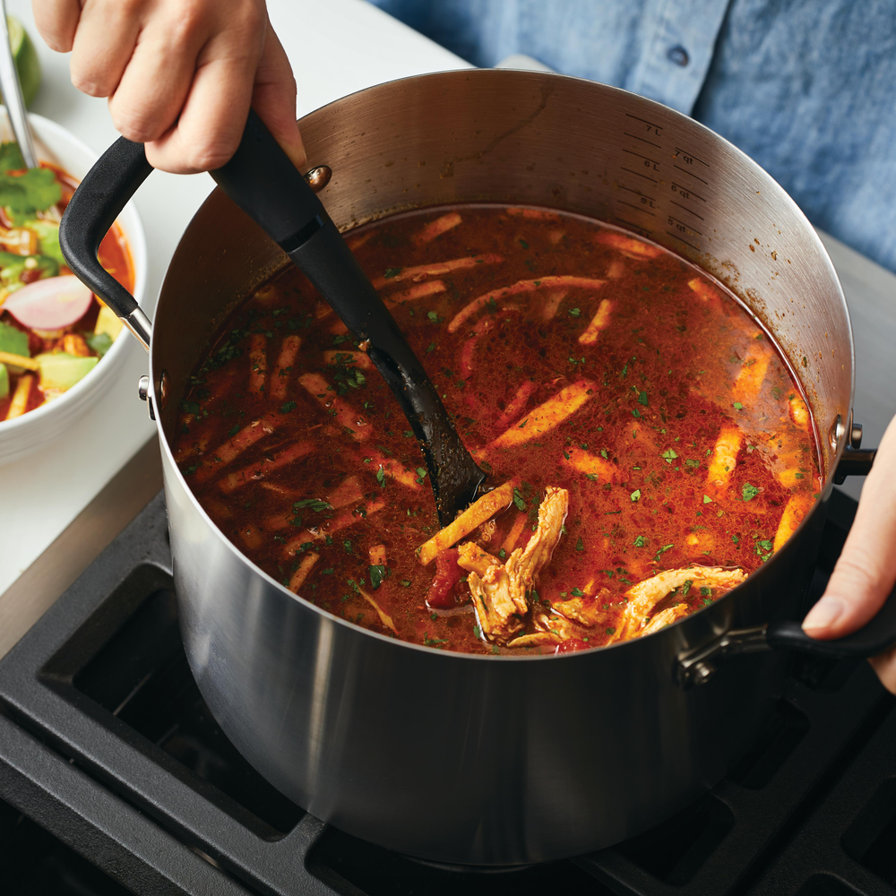 3Pcs Home Soup Pot Enamel Stew Pot Flat Bottom Pot Cooking Stew