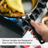 Stainless Steel 12-Inch Frying Pan