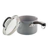 3-Quart Recycled Aluminum Nonstick Straining Saucepan