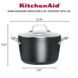 Hard-Anodized Induction 8-Quart Stockpot with Lid