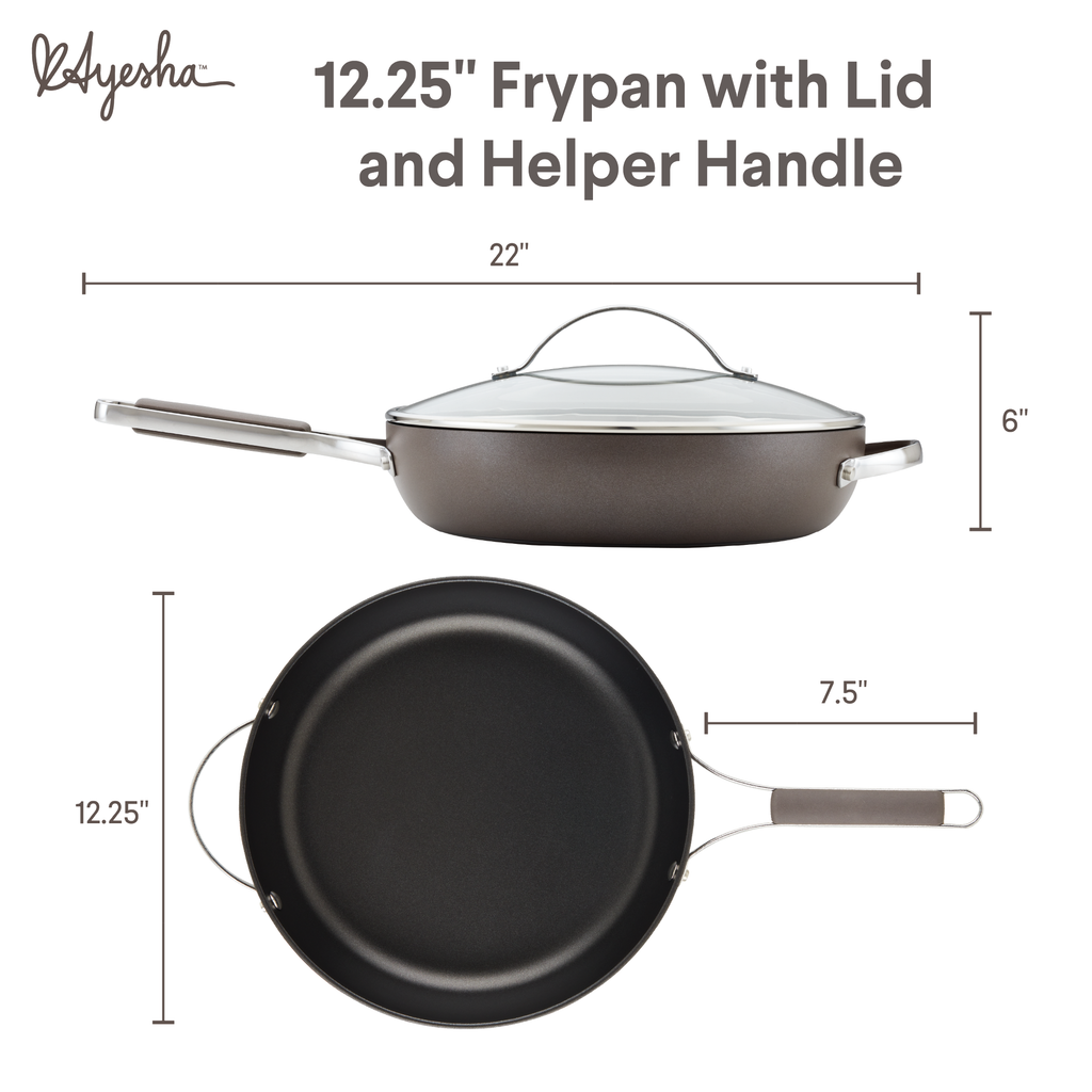 12 Skillet with Helper Handle & Cover