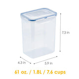 Easy Essentials 4-Piece Rectangular Container Set