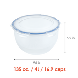 16.9-Cup Specialty Salad Bowl with Colander Insert