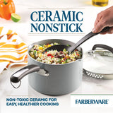 3-Quart Recycled Aluminum Nonstick Straining Saucepan