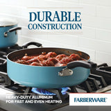 6-Quart Nonstick Jumbo Cooker | Aqua