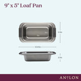 9" x 5" Loaf Pan with Silicone Grips