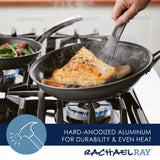 Cook + Create 2-Piece Hard Anodized Nonstick Frying Pan Set