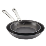 Cook + Create 2-Piece Hard Anodized Nonstick Frying Pan Set