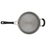 4.5-Quart Hard Anodized Nonstick Saucier Pan with Lid and Helper Handle