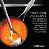 10-Piece Cookware Set Sit with 2-piece Bonus Utensil Set