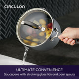 3-Quart ScratchDefense™ A1 Series Nonstick Saucepan and Lid