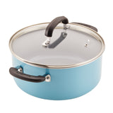13-Piece Recycled Aluminum Ceramic Nonstick Cookware Set | Aqua