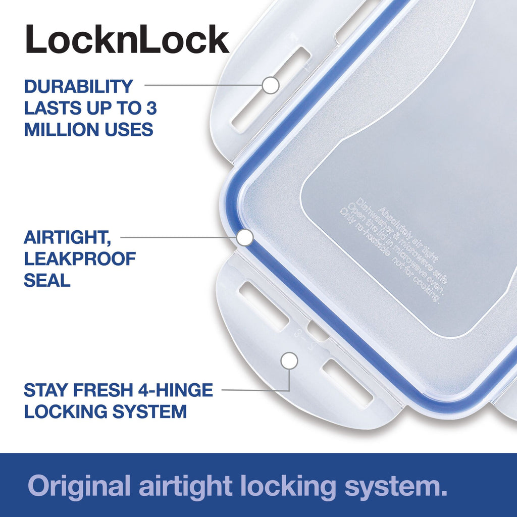 LocknLock 4-Piece Food Storage Container and Scoop Set