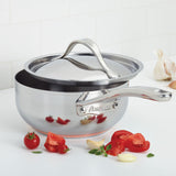 Nouvelle Copper Stainless Steel 2.5-Quart Saucier