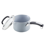 13-Piece Recycled Aluminum Ceramic Nonstick Cookware Set | Gray