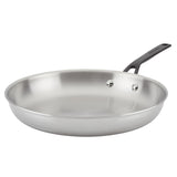 Stainless Steel 5-Ply Clad 12.25-Inch Frying Pan
