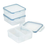 3-Piece 29-Oz. (3.6 Cups) Divided Square Container Set