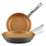 Hard Anodized 9.25" & 11.5" Nonstick Frying Pan Set