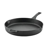 12-Inch Pre-Seasoned Cast Iron Skillet with Helper Handle