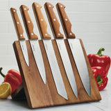 Acacia Magnetic 6-Piece Knife Block Set