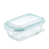 Airtight-Leakproof Borosilicate Glass Loaf Pan with Lid