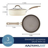 Cook + Create 3-Quart Nonstick Sauté Pan with Lid