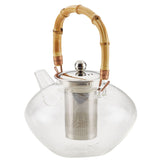 34-Ounce Hand Blown Glass Teapot