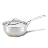 Nouvelle Copper Stainless Steel 2.5-Quart Saucier