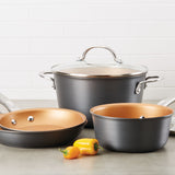 Hard Anodized 9.25" & 11.5" Nonstick Frying Pan Set