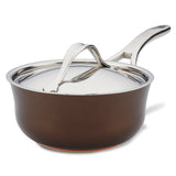 Nouvelle Copper Luxe 2.5-Quart Saucier with Lid