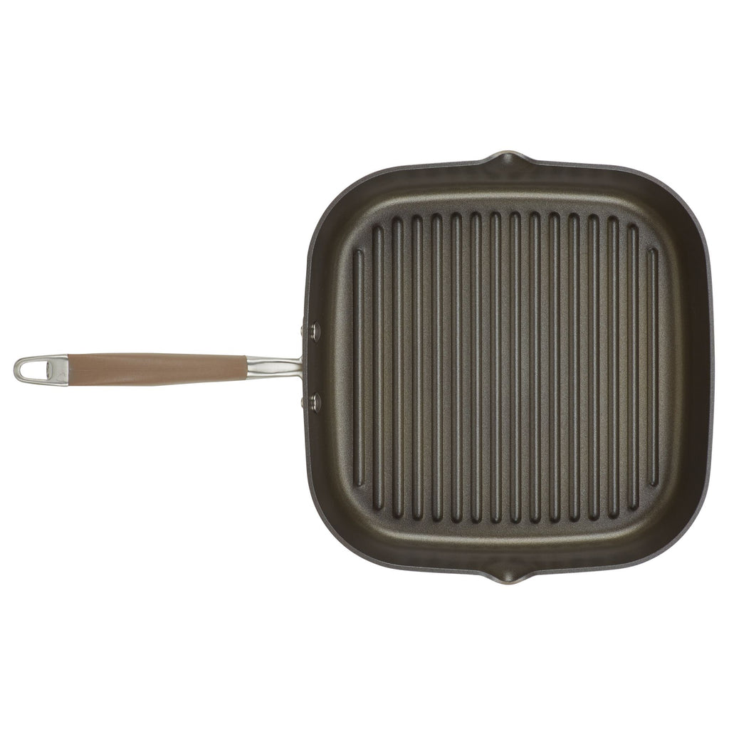 Rachael Ray Classic Hard Anodized Nonstick Square Stovetop Grill