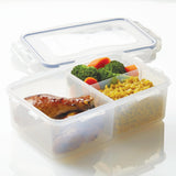 3-Piece 32-Oz. Divided Rectangular Food Storage Containers